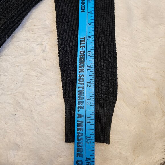 Michael Kors Women's Black V-Neck Knit Sweater Size: P/M - Picture 6 of 9